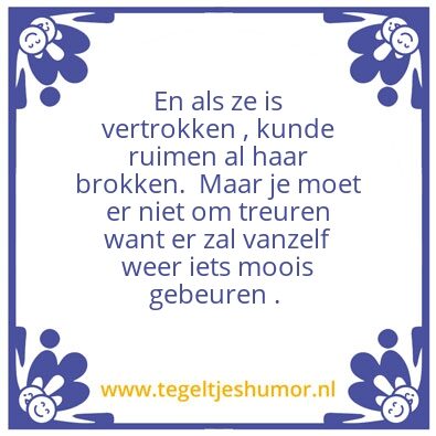 Tegeltje: Vrijgezel