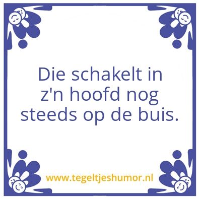 Tegeltje: Schakel