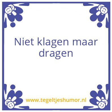 Tegeltje: Dragen