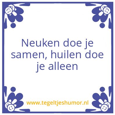 Tegeltje: Samen