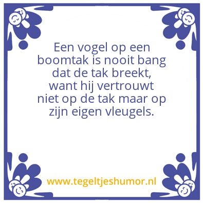 Tegeltje: Neem mee