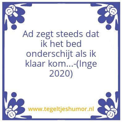 Tegeltje: Inge