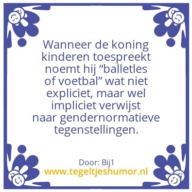Tegeltje: Bij1