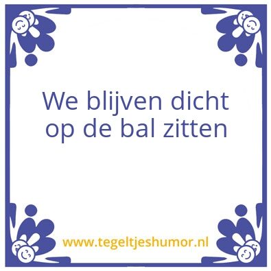 Tegeltje: Johan Klein