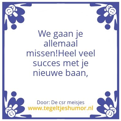Tegeltje: Lieve Lysanne