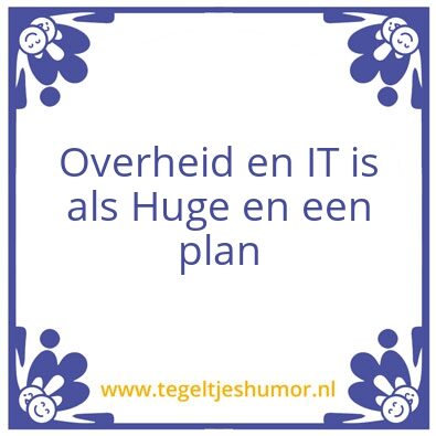 Tegeltje: hugo