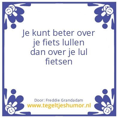 Tegeltje: Spreuk