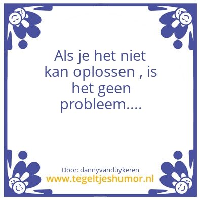 Tegeltje: Tegel