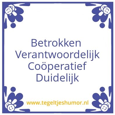 Tegeltje: s