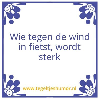 Tegeltje: Fietsen