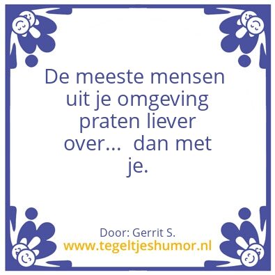 Tegeltje: Ik ben Gerrit.