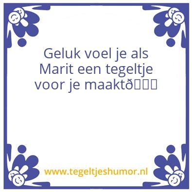 Tegeltje: 1