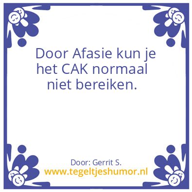 Tegeltje: Ik ben Gerrit.