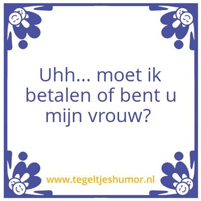 Tegeltje: Oeps