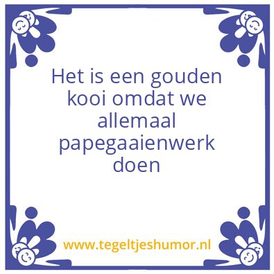 Tegeltje: Test