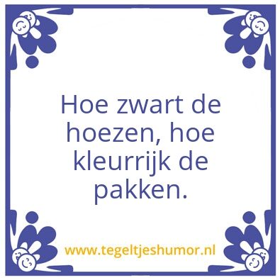 Tegeltje: Stijlmeester