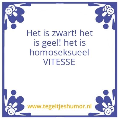 Tegeltje: Vitesse