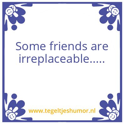 Tegeltje: Friends