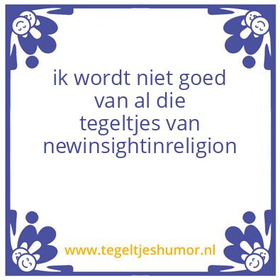 Tegeltje: newinsights suck