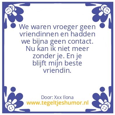 Tegeltje: Femke