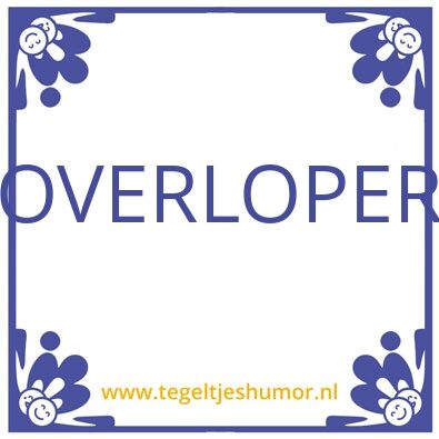 Tegeltje: Femke