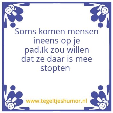 Tegeltje: Som