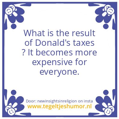 Tegeltje: Dum Donald,s actions