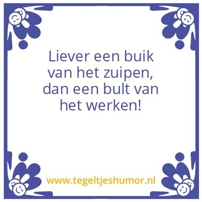 Tegeltje: Bier