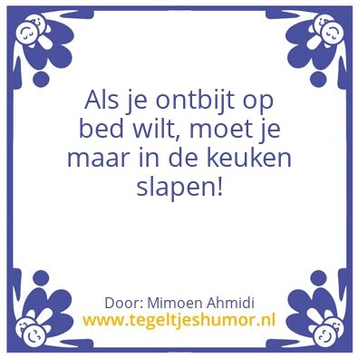 Tegeltje: Moederdag