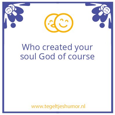Tegeltje: soul