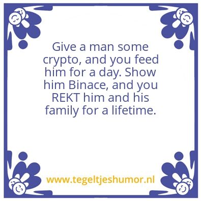 Tegeltje: Rekt