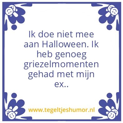 Tegeltje: Halloween