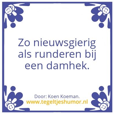 Tegeltje: Vergelijking.