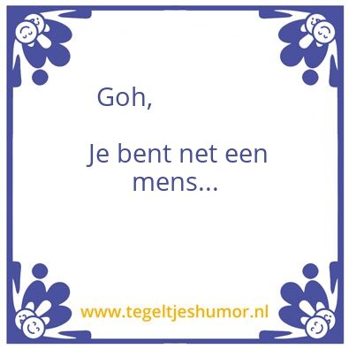 Tegeltje: tegel