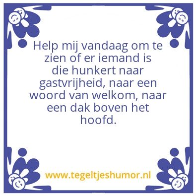 Tegeltje: kanes