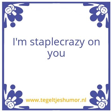 Tegeltje: Parel