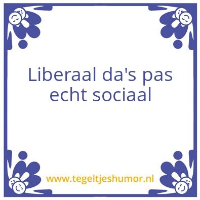 Tegeltje: VVD LU
