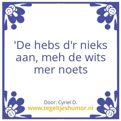 Tegeltje: Fred