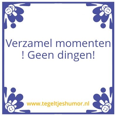 Tegeltje: Verzamel