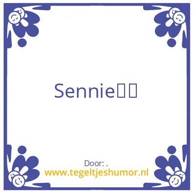 Tegeltje: San