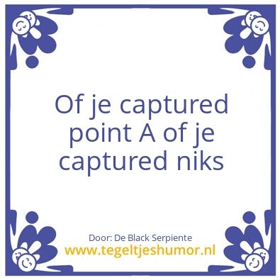 Tegeltje: Overwatchwijsheid