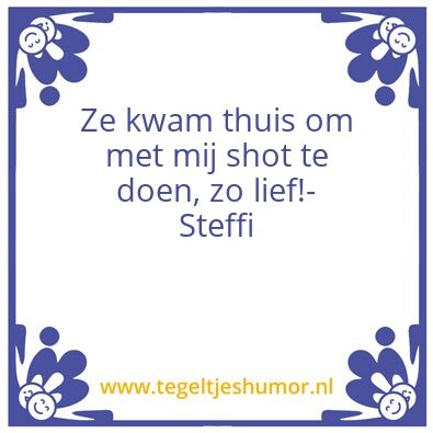 Tegeltje: .