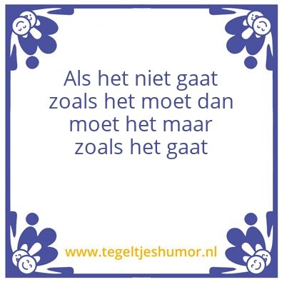 Tegeltje: a