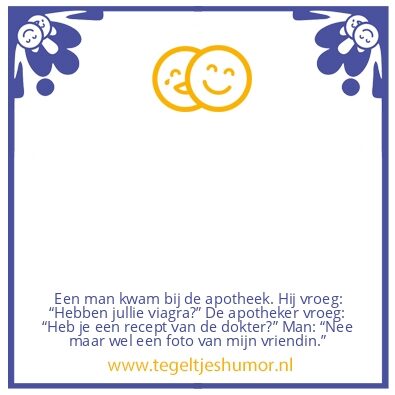 Tegeltje: Viagra