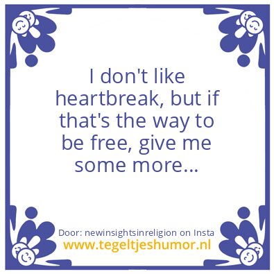 Tegeltje: Have you ever noticed ?