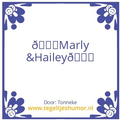 Tegeltje: Love