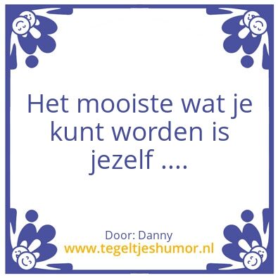 Tegeltje: Tegel
