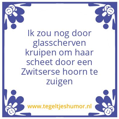 Tegeltje: H