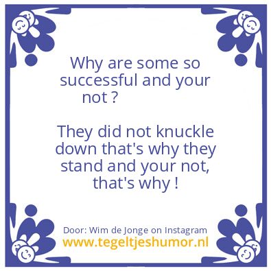 Tegeltje: kicking cans ..