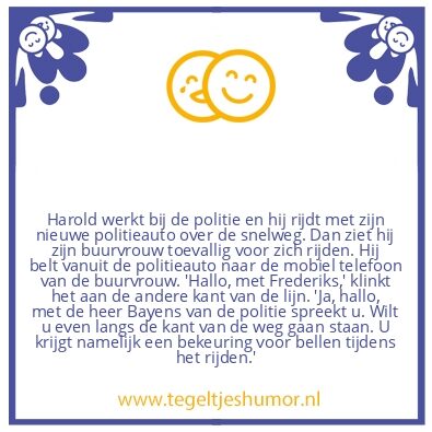 Tegeltje: De buurvrouw